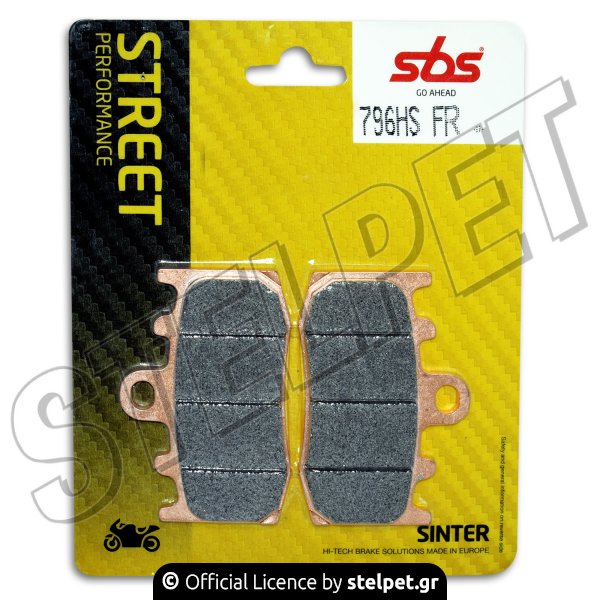 Τακάκια σετ SBS 796 HS FR (FA-335)